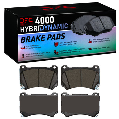 DFC 09-14 Hyundai Genesis Sedan Front 4000 Hybridynamic Brake Pads - 4000-1396-00