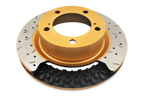 DBA 06-07 WRX / 05-08 LGT Rear Drilled & Slotted 4000 Series Rotor - 4653XS