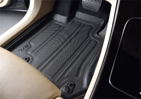 3D MAXpider 20-21 Mercedes-Benz GLE/GLS-Class Elegant Hybrid 1st Row Floormat - Black - SLMB11814709