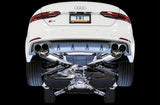 AWE Tuning Audi B9 S5 Sportback Touring Edition Exhaust - Non-Resonated (Black 90mm Tips) - 3020-43062