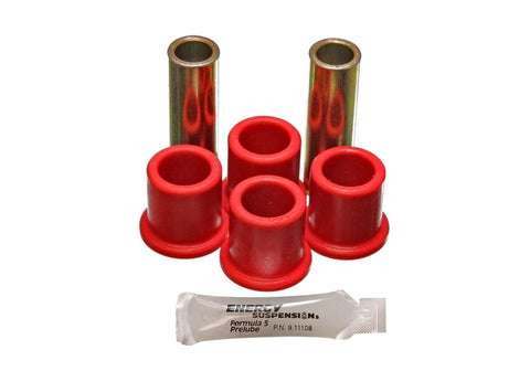 Energy Suspension 82-96 Ford F100/F150 2WD Red Rear Frame Shackle Bushing Set - 4.2133R