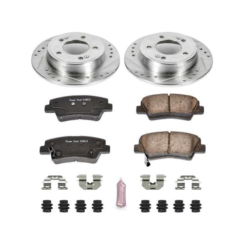 Power Stop 11-19 Hyundai Elantra Rear Z23 Evolution Sport Brake Kit - K6501