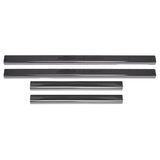 Putco 14-18 Chevy Silv LD - Crew Cab w/ CHEVROLET Etching (8pcs) Black Platinum Door Sills - 95173BPGM-1