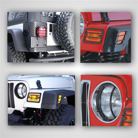 Rugged Ridge Euro Guard Light Kit 97-06 Jeep Wrangler TJ - 12495.02