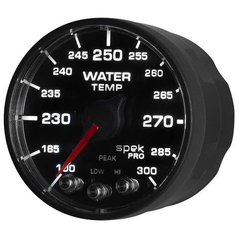 Autometer Spek-Pro - Nascar 2-1/16in Water Temp 100- 300F Bfb Ecu - P546328-N3