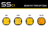 Diode Dynamics Stage Series C1 Lens Flood - Yellow - DD6529
