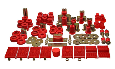 Energy Suspension 76-79 Firebird / 75-79 Nova Red Hyper-flex Master Bushing Set - 3.18117R