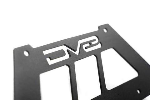 DV8 Offroad Fairlead Mounted Flip-Up License Plate Bracket - LPBM-02