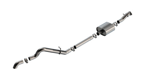 Borla 21-22 Ford Bronco 2.3L 2DR/4DR T-304 Stainless Steel Cat-Back Touring Exhaust - Brushed - 140897