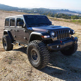 Westin 18-22 Jeep Wrangler JL Unlimited Outlaw Nerf Step Bars - Textured Black - 20-14065