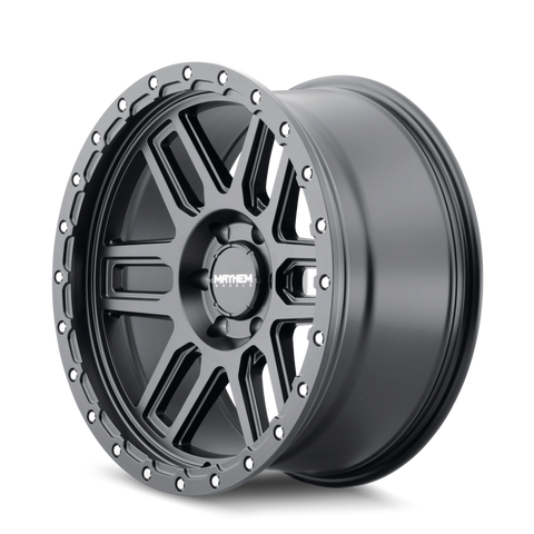 Mayhem 8304 Delta 20x9 / 6x139.7 BP / 0mm Offset / 106mm Hub Matte Black Wheel - 8304-2983MB