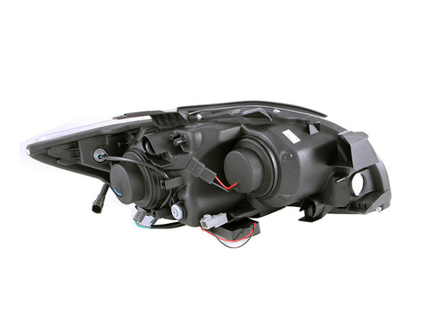 ANZO 2005-2010 Scion Tc Projector Headlights w/ Halo Chrome (CCFL) - 121120