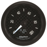 Autometer GT Series 52mm Full Sweep Electronic 0-100 PSI Fuel Pressure Gauge - 8063