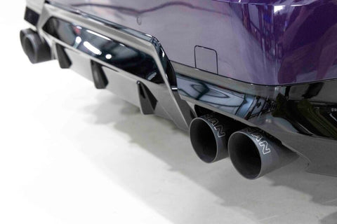 Dinan 23-26 BMW M240i/M240i xDrive (G42) Valved Axleback Exhaust System - Black Tips - D660-0098-BLK
