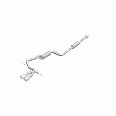 MagnaFlow 13 Ford Focus 2.0L Turbocharged ST Dual Center Rear Exit Stainless Cat Back Perf Exhaust - 15155