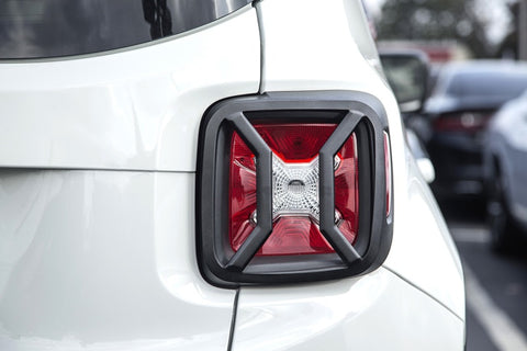 Rugged Ridge 15-18 Jeep Renegade BU Black Tail Light Euro Guards - 11226.30