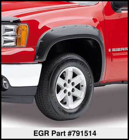 EGR 07-13 GMC Sierra LD 6/8ft Bed Bolt-On Look Fender Flares - Set - 791514