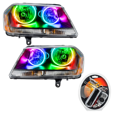 Oracle 08-14 Dodge Avenger RT SMD HL - Black - ColorSHIFT - 8101-330