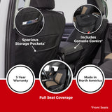 Covercraft 20-24 Ford Explorer Endura PrecisionFit Custom Third Row Seat Covers - Charcoal/Silver - GTF4179ENCS