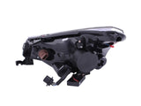 ANZO 2008-2011 Ford Focus Projector Headlights Black - 121272