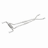 MagnaFlow 14 Infiniti Q50 V6 3.7L Cat-Back Polished Stainless Tips Dual Split Rear Exit Exhaust - 15310