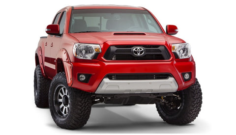 Bushwacker 12-15 Toyota Tacoma Fleetside Pocket Style Flares 4pc 73.5in Bed - Black - 31927-02