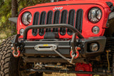 Rugged Ridge Arcus Front Bumper Tube Overrider Black JK - 11549.14