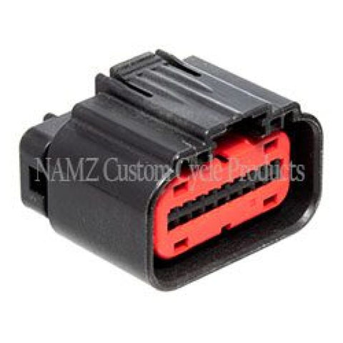 NAMZ 12-20 V-Twin FX Models AMP 18-Position Female Connector Kit w/Terminals (HD 72664-12) - NA-1-488533-6