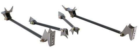 Ridetech Universal Weld-in Triangulated 4 Link Kit Black Powdercoated - 18987999