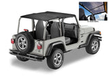 Bestop 03-06 Jeep Wrangler TJ Exc. Unlimited Header Safari Bikini (Mesh) - 52532-11