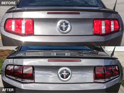 Raxiom 10-12 Ford Mustang Aero Tail Lights- Blk Housing (Smoked Lens) - 49145