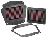 K&N 02-09 Yamaha XV1700 Road Star Warrior 1670 / 07-09 Midnight Warrior 1700 Replacement Air Filter - YA-1602
