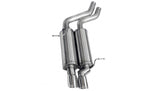 Corsa 2001-2006 BMW 325i/ci Convertible E46 Polished Sport Axle-Back Exhaust - 14559