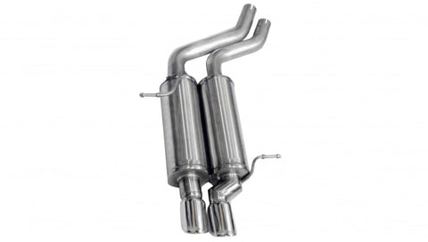Corsa 2001-2006 BMW 325i/ci Convertible E46 Polished Sport Axle-Back Exhaust - 14559