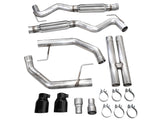 AWE 2024 Ford Mustang GT Fastback S650 RWD Track Edition Cat-Back Exhaust w/ Dual Diamond Black Tips - 3020-33650
