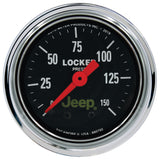 Autometer Jeep 2-1/16in 150 PSI Mechanical Air Locker Gauge - 880792