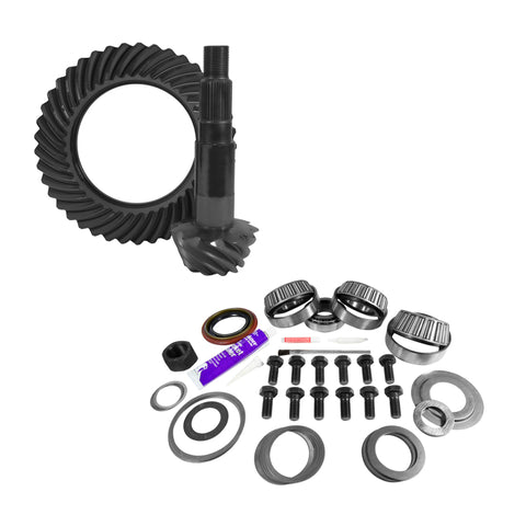 Yukon 11.25in Dana 80 4.11 Rear Ring & Pinion Install Kit 4.125in OD Head Bearing - YGK2160