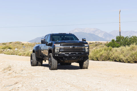 DV8 Offroad 20-23 Chevrolet Silverado 2500/3500 Spec Series Front Bumper w/ Winch - FBCS2-03