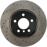 StopTech 11-13 BMW 550i Rear Left Drilled Sport Brake Rotor - 128.34133L