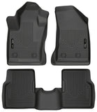 Husky Liners 2017 Jeep Compass Weatherbeater Black Front & 2nd Seat Floor Liners - 95681