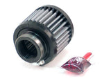 K&N 1.375in Flange ID x 3in OD x 2.5in H Rubber Base Crankcase Vent Filter - 62-1430