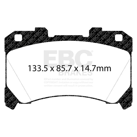 EBC Racing 2023+ Toyota GR Corolla RP-X Front Brake Pads - DP82430RPX