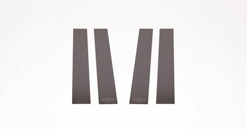 Putco 14-18 Chevy Silverado LD - Fits Double Cab/Crew Cab - 4pcs Black Platinum Pillar Posts - 402669BPGM-1