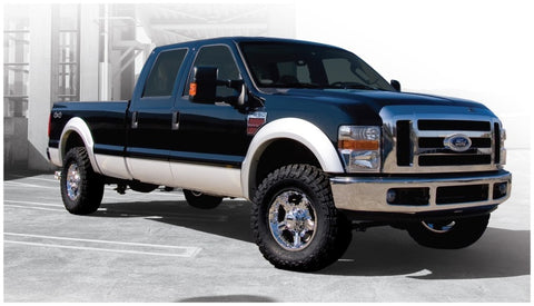 Bushwacker 08-10 Ford F-250 Super Duty Styleside OE Style Flares 4pc 81.0/96.0in Bed - Black - 20918-02