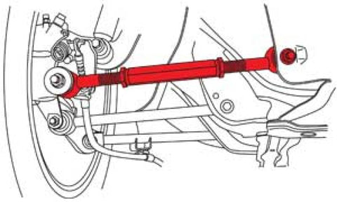 SPC Performance 99-08 Acura TL / 99-07 Honda Accord Rear Toe Arm - 67295