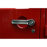 Rugged Ridge Door Handle Cover Kit Chrome 07-18 Jeep Wrangler JK - 13311.11