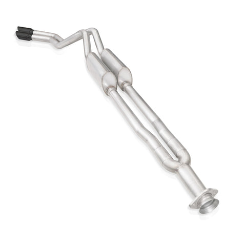 Stainless Works 2020-21 Silverado HD 6.6L Legend Catback Black Tips - CT220CBL-B