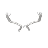 MagnaFlow Axle Back, SS, 2.5in, Competition, Dual Split Polish 4.5in Tip 2015 Ford Mustang Ecoboost - 19179