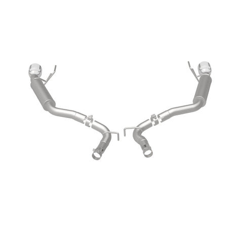 MagnaFlow Axle Back, SS, 2.5in, Competition, Dual Split Polish 4.5in Tip 2015 Ford Mustang Ecoboost - 19179