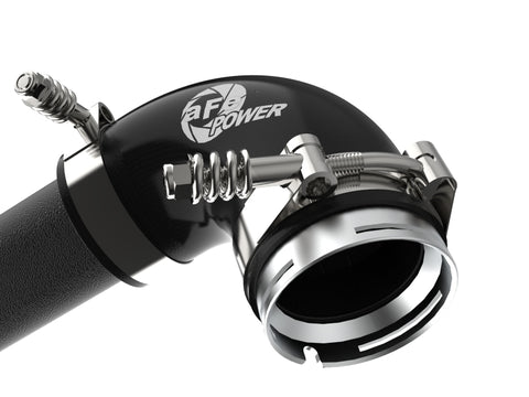aFe 17-22 BMW 540i (G30/G31/G38) B58 L6 3.0L (t) BladeRunner 3in Aluminum Hot Charge Pipe - Black - 46-20548-B